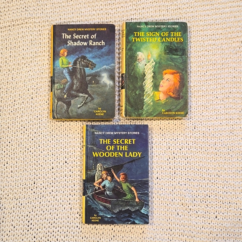 Vintage 1960s Nancy Drew Mystery Books